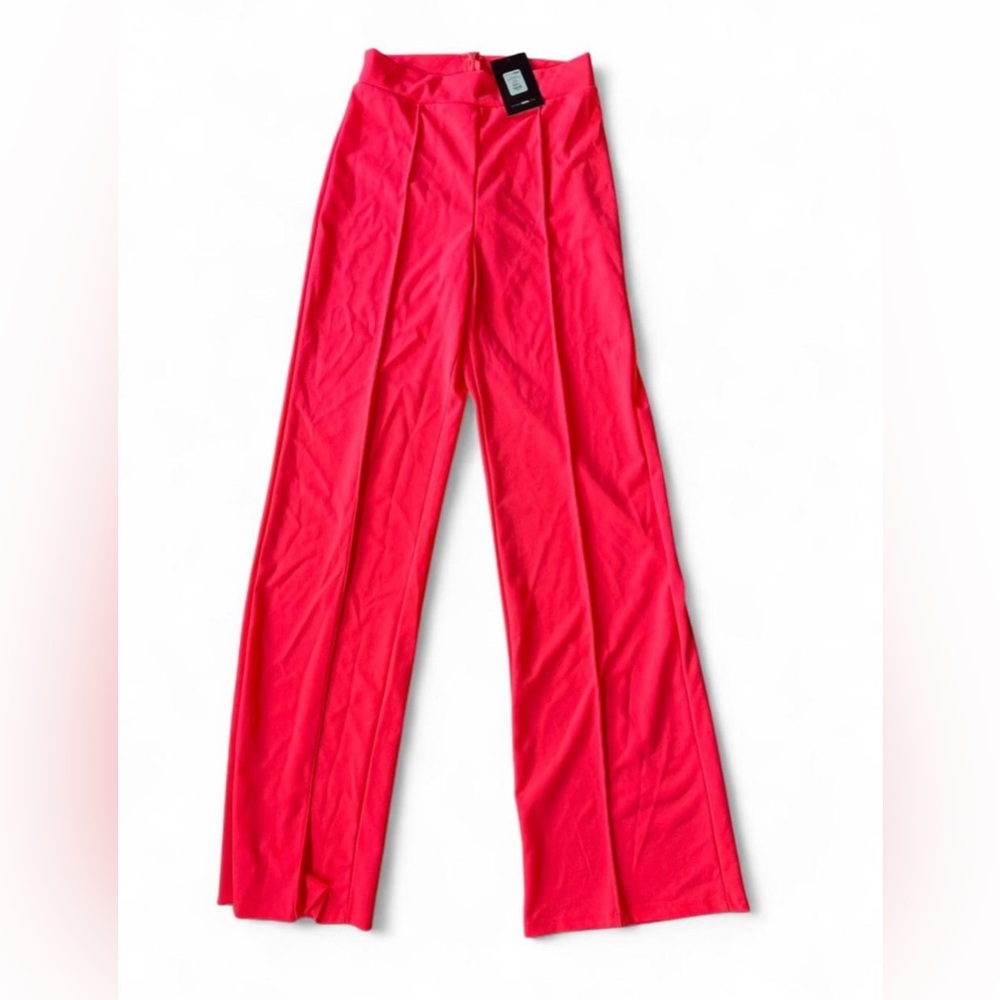 Fashion Nova Hot Pink Wide-Leg Pants